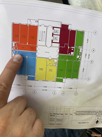 2-комн. квартира, 11 этаж, 64 м², проспект Рудаки Вахдат - изображение 2