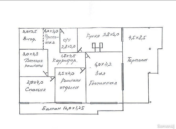 4-комн. квартира, 10 этаж, 150 м², И. Сомони  - изображение 8