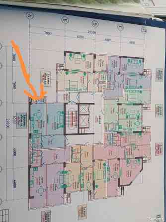 1-комн. квартира, 12 этаж, 60 м², Ҷалҷам Душанбе