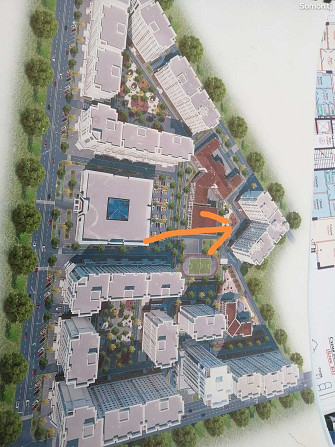1-комн. квартира, 12 этаж, 60 м², Ҷалҷам Душанбе - изображение 2