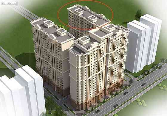 3-комн. квартира, 20 этаж, 94 м², Караболо Душанбе
