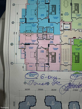 3-комн. квартира, 6 этаж, 116 м², 32 мкр Душанбе - изображение 2
