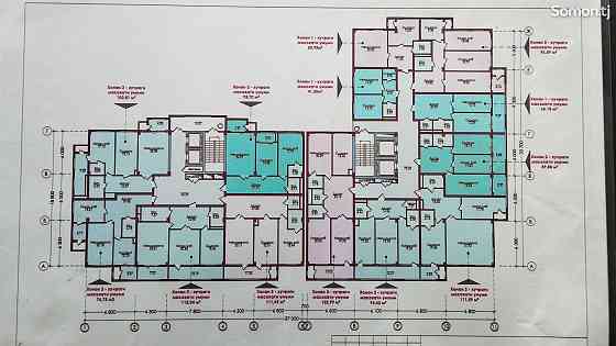 2-комн. квартира, 4 этаж, 112 м², Исмоили Сомони Душанбе