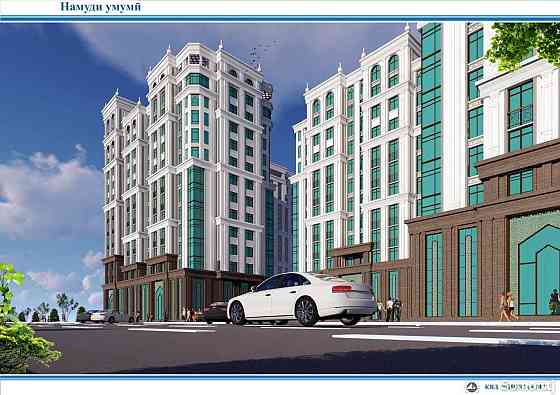 2-комн. квартира, 8 этаж, 75 м², Фирдавси Душанбе