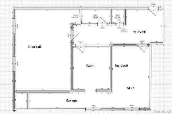 2-комн. квартира, 13 этаж, 74 м², 112 мкр Душанбе