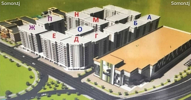 2-комн. квартира, 8 этаж, 60 м², Хитой Бозор Душанбе - изображение 2