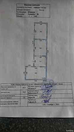 1 этажн. 3-комн. дом, 3 сотки, дехаи Уртабуз Гиссар