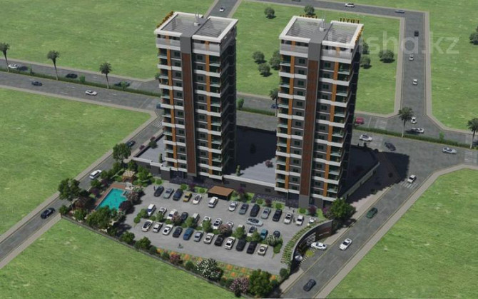 2-комнатная квартира, 42 м², 12/14 этаж, Акдениз Мерсин - изображение 4