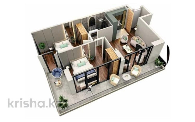 3-комнатная квартира, 76.2 м², Батуми 2 Батуми - изображение 6