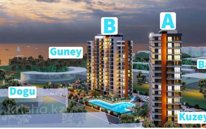 3-комнатная квартира, 64 м², 6/12 этаж, Тедже Мерсин - изображение 2