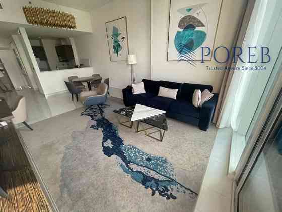 Specious 1BR Furnished | Sea View | High Floor Dubai Media City