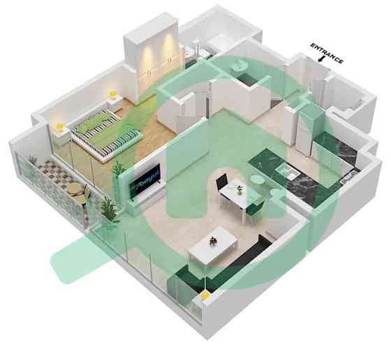 Glow Garden View | Furnished | Spacious Bur Dubai
