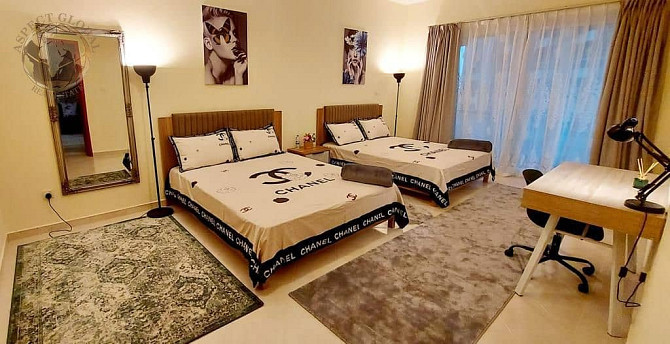 Large 1BR /Pool And Lagoon View /Fully Furnished Дубай Продакшн Сити - изображение 1