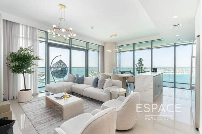 Middle Floor | Fully furnished | Full Sea and Palm View Дубай Харбор - изображение 5