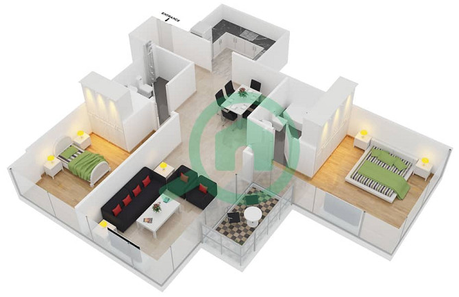 Hot Deal | 2 Bedroom Apt | High Floor | Near Metro Джумейра Лейк Тауэрз (ДжЛТ) - изображение 8