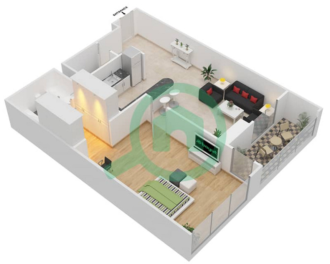 BEAUTIFUL 1  BED ROOM APARTMENT IN  DUBAI SPORTS CITY Дубай Спорт Сити - изображение 2