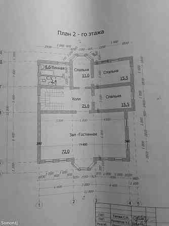 3-этажный, 14 комнатный дом, 800 м², сино Душанбе