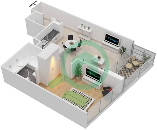 Serviced Apartment | Ready Unit | High Floor Джумейра Бич Резиденс (ДЖБР) - изображение 3