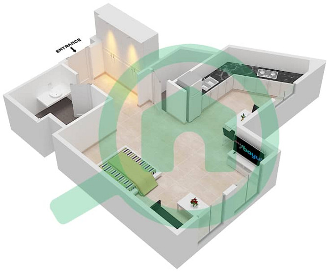Vacant and Spacious Studio for Rent Discovery Gardens - photo 2