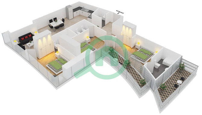 Furnished | Marina View | Spacious Layout Dubai Marina - photo 5