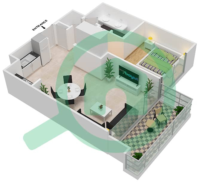 Full Lagoon View | Mid Floor | Ready to move in Дубай Крик Харбор - изображение 3