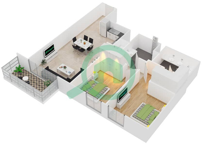 Open Layout | Spacious | Available Now Дубай Крик Харбор - изображение 5