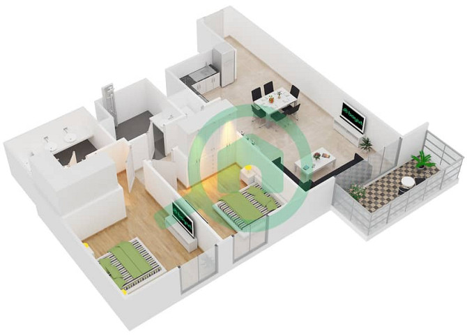 Open Layout | Spacious | Available Now Дубай Крик Харбор - изображение 1