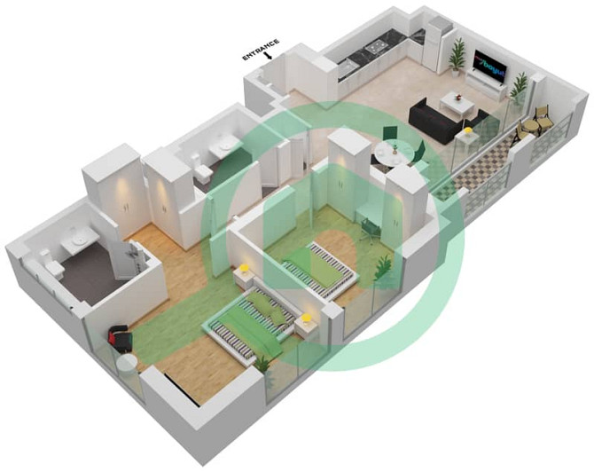 Brand New |  2 Bedroom  |  Available Now Дубай Крик Харбор - изображение 2