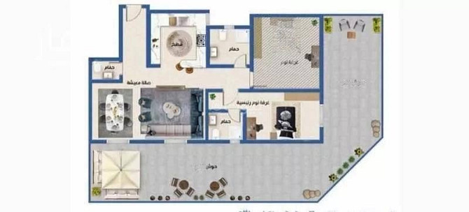 2 Bedroom Apartment For Rent in Al Arid, Riyadh Эр-Рияд - изображение 4