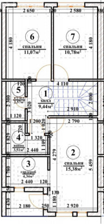 Дом, 6 и более комнат, 120 м2, Бишкек, Кок-Жар ж/м Bishkek - photo 2