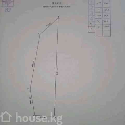 Участок, 50 соток, Иссык-Кульская область, Кичи-Орукту Кичи-Орукту
