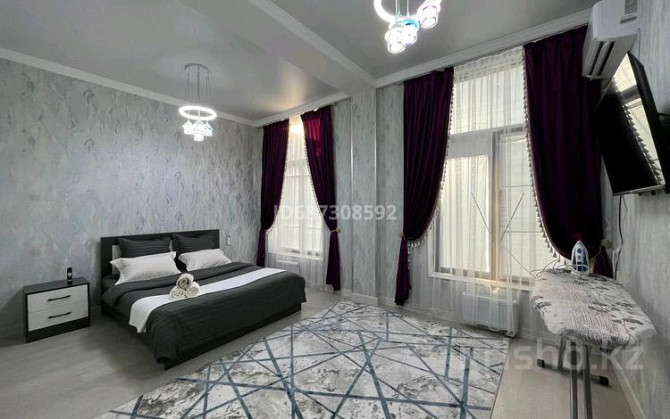 2-комнатная квартира, 60 м², 2/3 этаж посуточно, 160 квартал — Дендропарк Туркестан - изображение 1