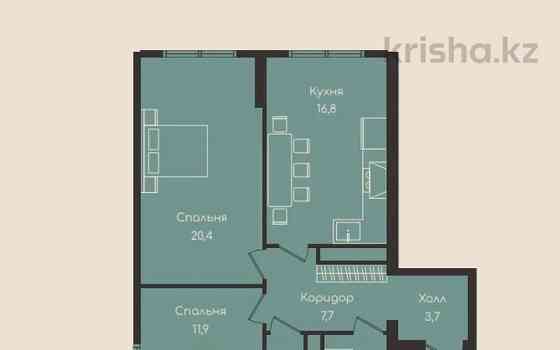 3-комнатная квартира, 70.66 м², 9/12 этаж, Момышулы 100 Almaty