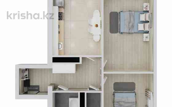 3-комнатная квартира, 70.66 м², 9/12 этаж, Момышулы 100 Almaty