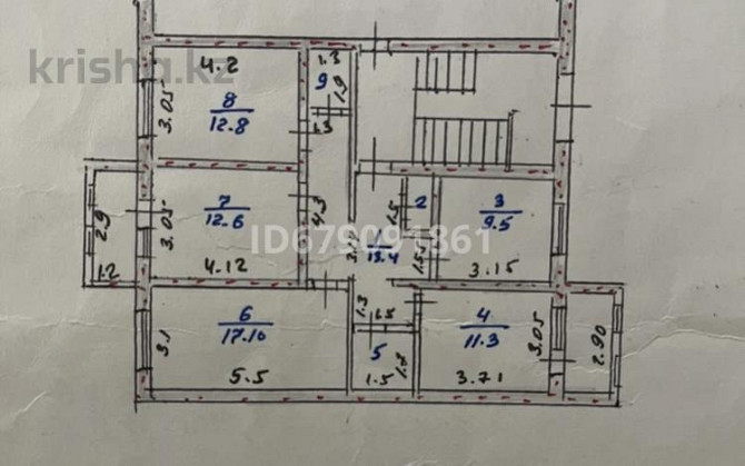 4-комнатная квартира, 83.3 м², 1/5 этаж, Аль-Фараби 114 - НапротивсадикаТаншолпан Кентау - изображение 1