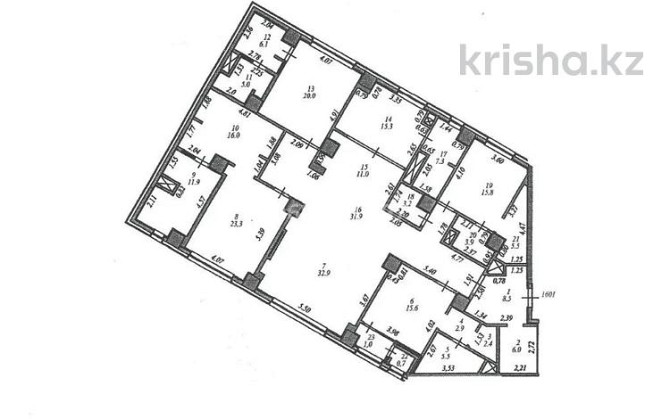 5-комнатная квартира, 252 м², 16/31 этаж, Байтурсынова 9блокF1 Астана - изображение 1