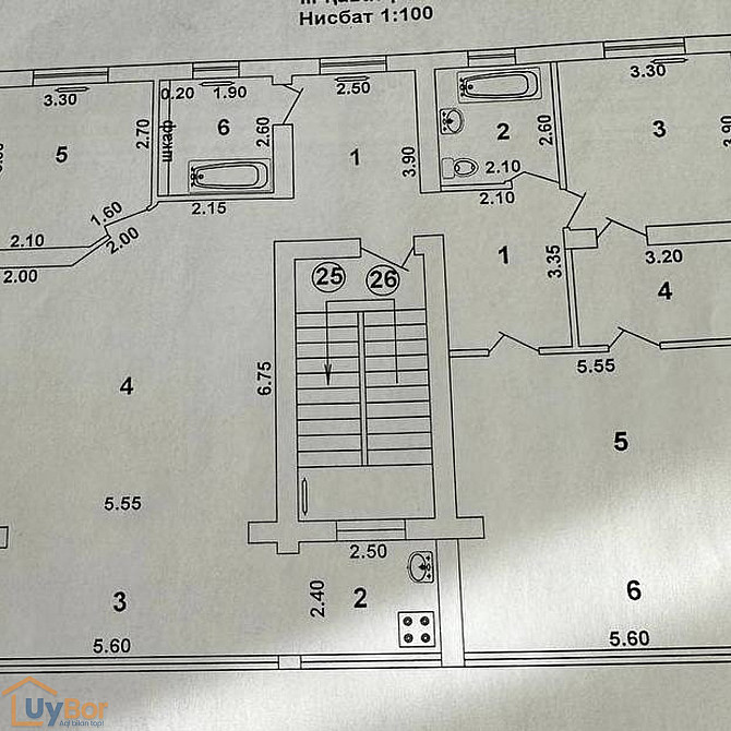 5-комнатная квартира, 3 этаж, 143 м² Ташкент - изображение 3