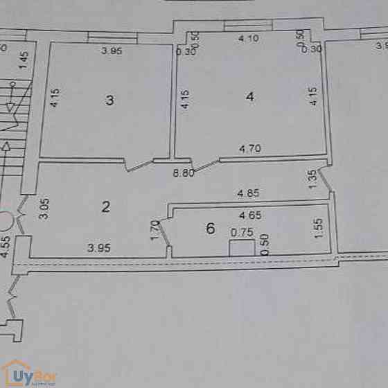 3-комнатная квартира, 4 этаж, 185 м² Ташкент