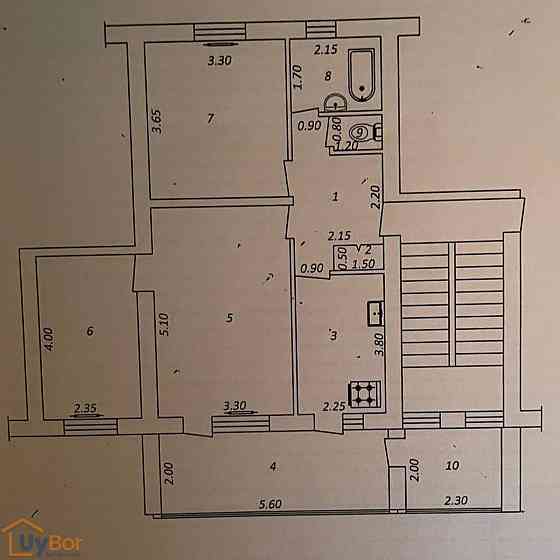 3-комнатная квартира, 2 этаж, 75 м² Ташкент