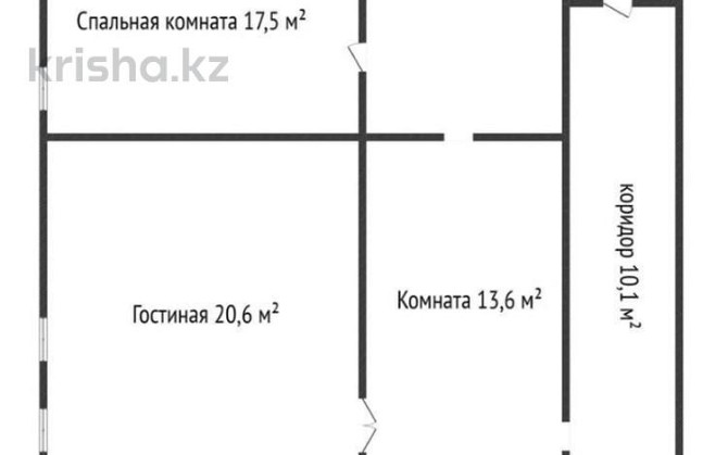 4-комнатная квартира, 90.4 м², 1/1 этаж, И. Сьянова 102 Костанай - изображение 2