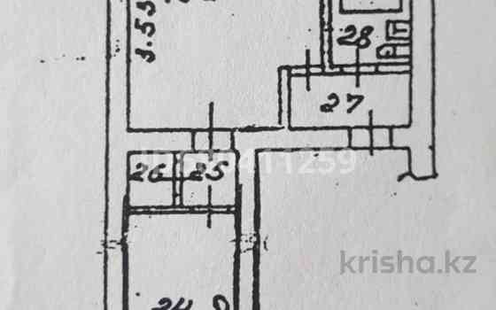 2-комнатная квартира, 41 м², 2/4 этаж, Маметовой 45 - проспект Абылай Хана Almaty