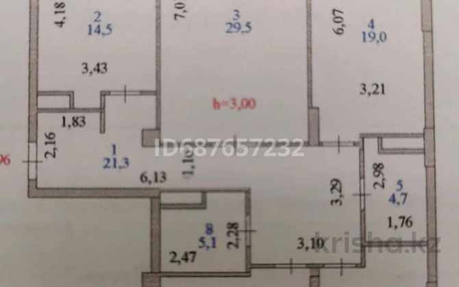 4-комнатная квартира, 124.1 м², 3/22 этаж, Наркескен 1/1 Astana - photo 3