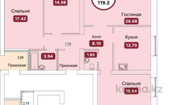 4-комнатная квартира, 120 м², 5/9 этаж, Керей, Жанибек хандар 40 - Бокейхана Astana