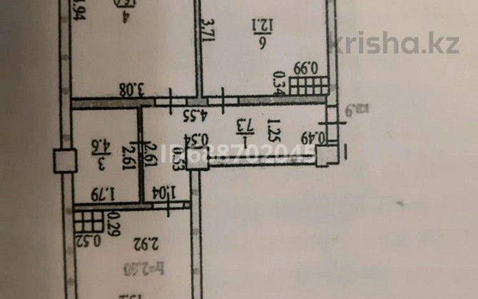 2-комнатная квартира, 55.5 м², 3/5 этаж, мкр Шугыла, Алтын Орда 6/34 - Школы Алматы - изображение 2