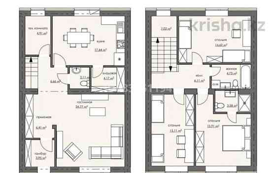 4-комнатная квартира, 139 м², мкр Кунгей , Муканова участок 45/36 - Церкви Караганда