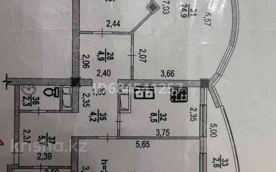 3-комнатная квартира, 90 м², 5/16 этаж, 1 мкр 26а Алматы