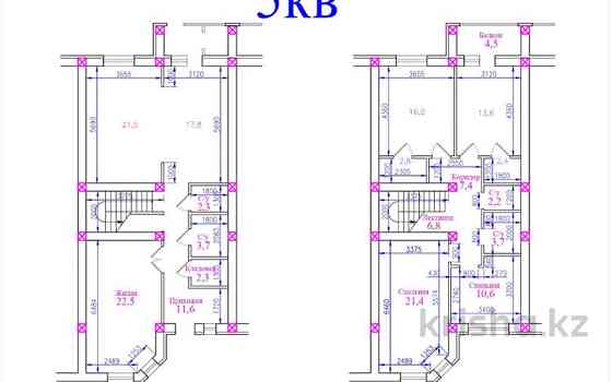 6-комнатный дом, 185 м², 2.6 сот., Жубана Молдагалиева 8 Oral