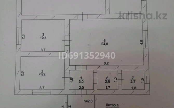 4-комнатный дом, 100 м², 8 сот., Бойыт Ата 1242 Shymkent - photo 5