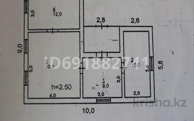 2-комнатный дом, 51 м², 6 сот., Заводская 7 - 2-комн.дом находится в ч.Песчаное.  - изображение 1