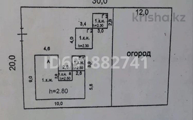 2-комнатный дом, 51 м², 6 сот., Заводская 7 - 2-комн.дом находится в ч.Песчаное.  - изображение 2